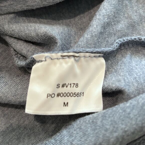 Vuori Strato Tech Shirt Mens Medium Blue Heather Performance Long Sleeve Casual - Picture 7 of 8